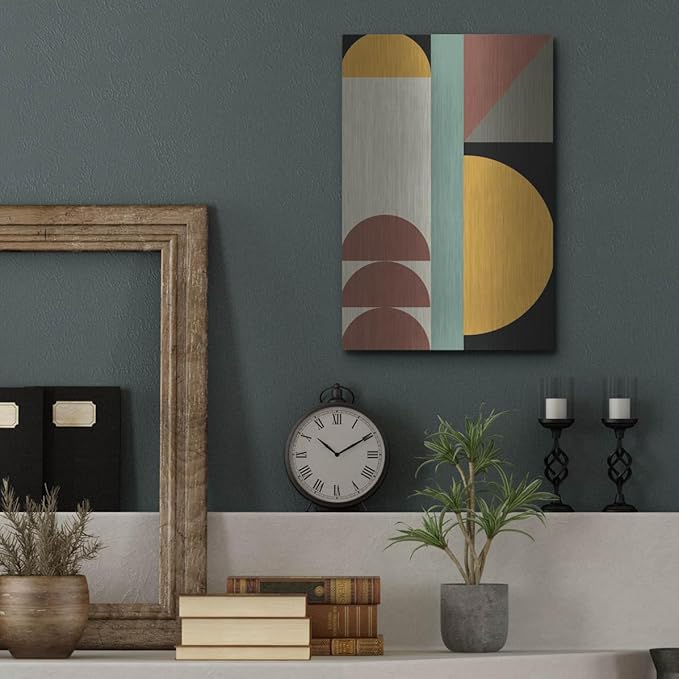 'Abstract Geometric 3' by Gary Williams, Metal Wall Art, 12"x16"