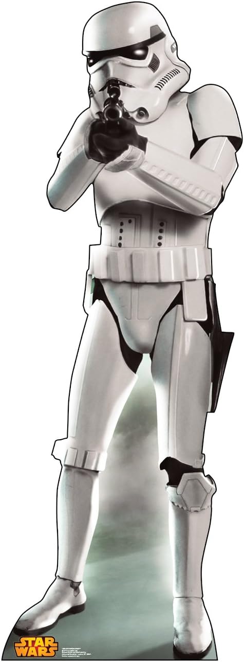 Cardboard People Storm Trooper Life Size Cardboard Cutout Standup - Star Wars Classics Retouched