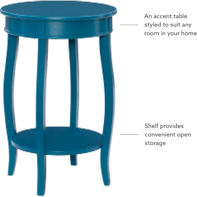 Powell Furniture Powell Teal Round Shelf Table