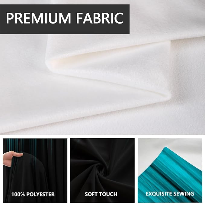 AAtter Teal and Black Kitchen Curtains, Ombre 27.5" W x 36" L, 2 Panels | Turquoise Modern Rod Pocket Bathroom Window Drapes, Dark Abstract Striped Style, Cool Anime Design, Aqua Small Short Tiers
