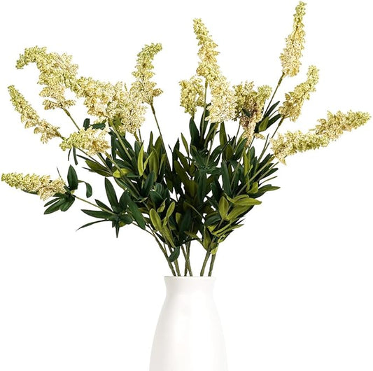 Melorca&Guilla Artificial Plants,3PCS 29" Green Faux Branches for Vase,Faux Greenery Stems Artificial Plants & Flowers for Shop Garden Office Home Décor (3, White Sage)