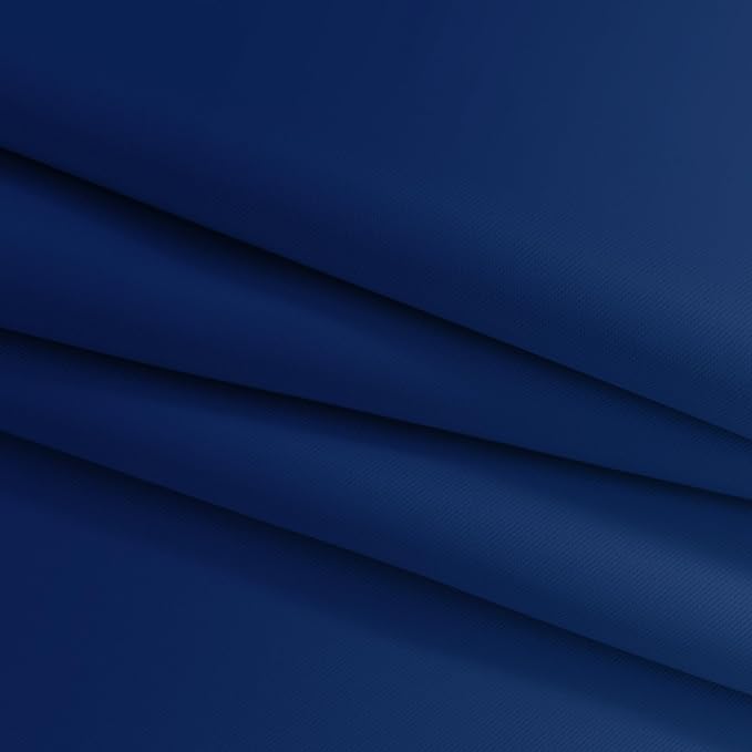 Yakamok Ombre Curtains Royal Blue and Greyish White for Living Room,52Wx63L | Room Darkening Curtains 63,Thermal Insulated Gradient Color Drape,Light Blocking Grommet Window Curtains for Bedroom,2 Panels