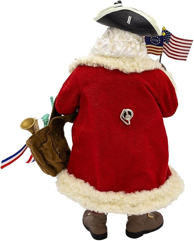 Kurt Adler 11 Inch Fabriché™ 250th Anniversary of America Musical Santa