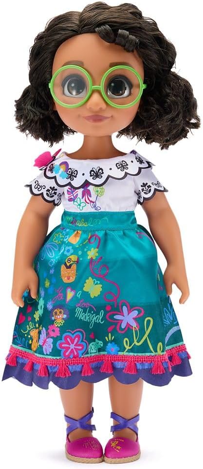 Disney Store Official Mirabel Once Upon a Story Doll - Disney Princess Toys Featuring Reflective Eyes with 3D Pupil and Iris, Detailed Costume, Hair Comb & Shoes - Comes in Display Box - 16 Inches