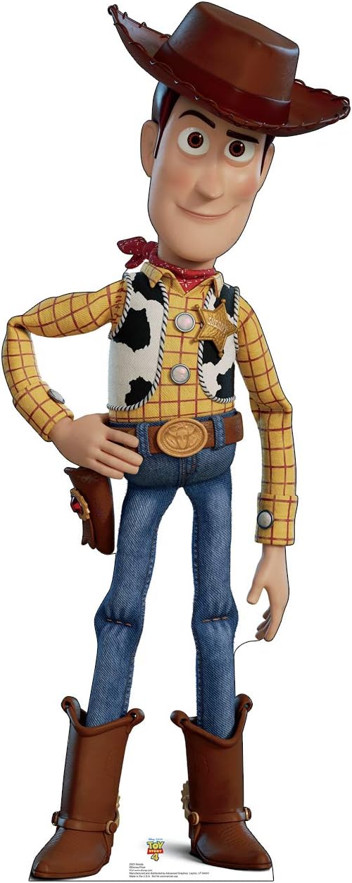 Cardboard People Woody Life Size Cardboard Cutout Standup - Disney Pixar Toy Story 4 (2019 Film)