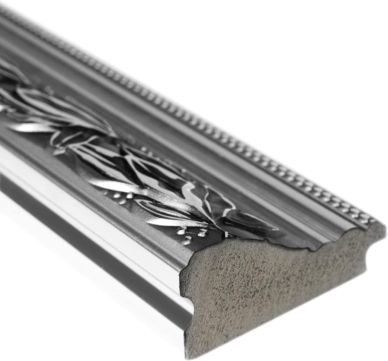 Bathroom Wall Mirror, Decorate Bathroom Mirrors for Wall, Rectangle Modern Bathroom Wall Mounted Mirror Vertical or Horizontal Hanging for Living Room (Silver Frame 32''x24'')