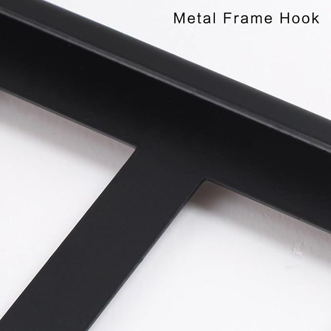 AMAATE Black Metal Wall Art, 4 Pieces Minimalist Geometric Mountain Line Art Sculpture, Hollowed Out Abstract Modern Metal Hanging Decor for Living Room Bedroom Office 17.7" X 26.4" in