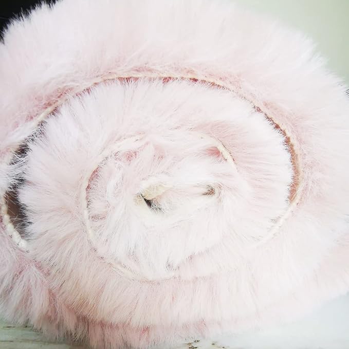 Ghouse Soft Faux Sheepskin Fur Rug 4x6 Pink Fluffy Plush Shag Bedside Rug Nursery Rugs Carpet Area Rug for Living Room Bedroom Playing Room Decor