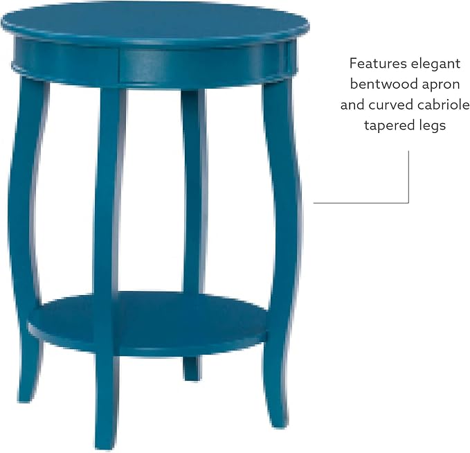 Powell Furniture Powell Teal Round Shelf Table