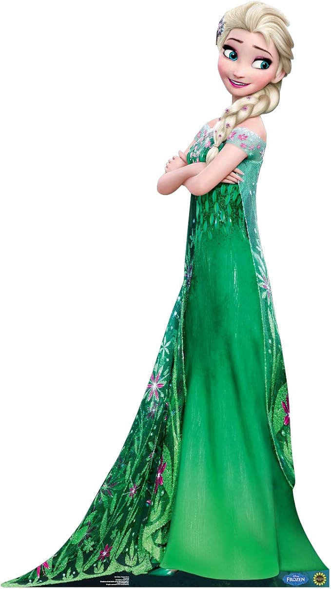 Cardboard People Elsa Life Size Cardboard Cutout Standup - Disney's Frozen Fever (2015 Short Film)