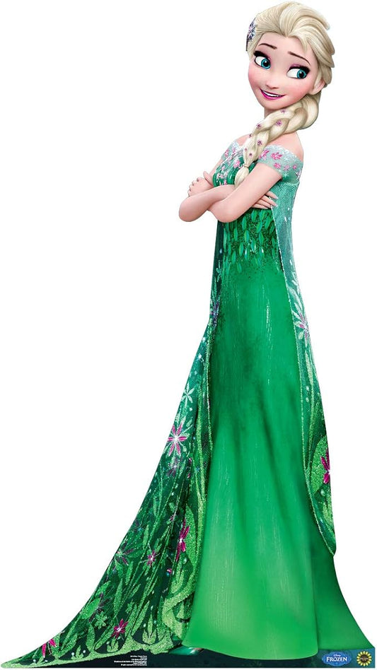 Cardboard People Elsa Life Size Cardboard Cutout Standup - Disney's Frozen Fever (2015 Short Film)