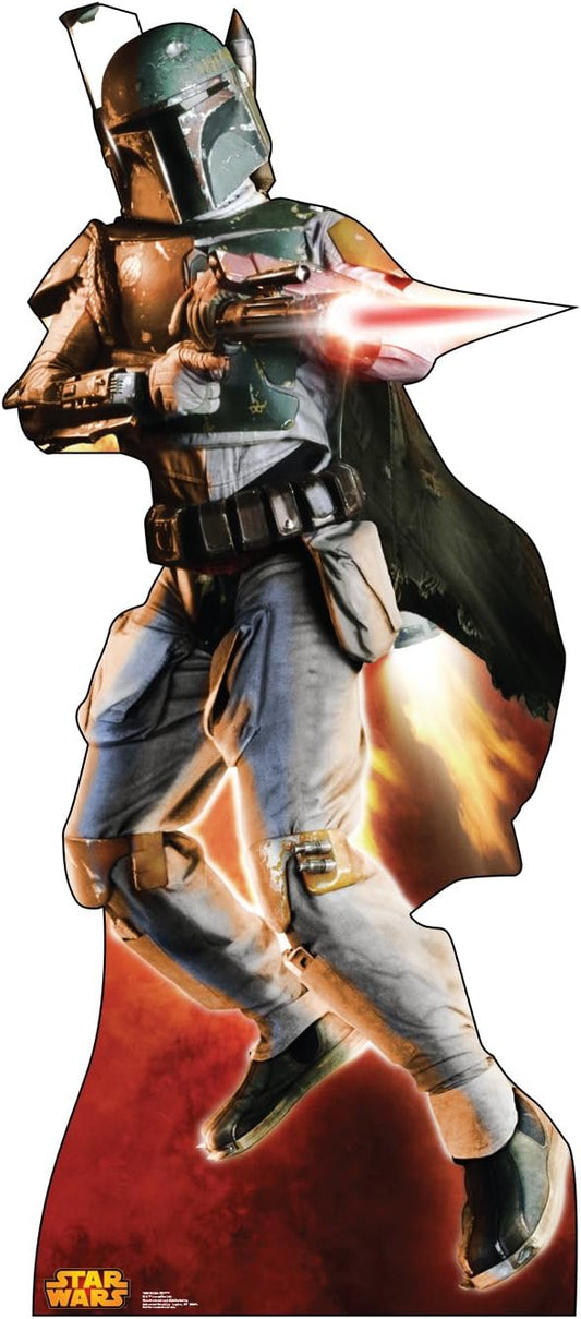 Cardboard People Boba Fett Life Size Cardboard Cutout Standup - Star Wars Classics Retouched