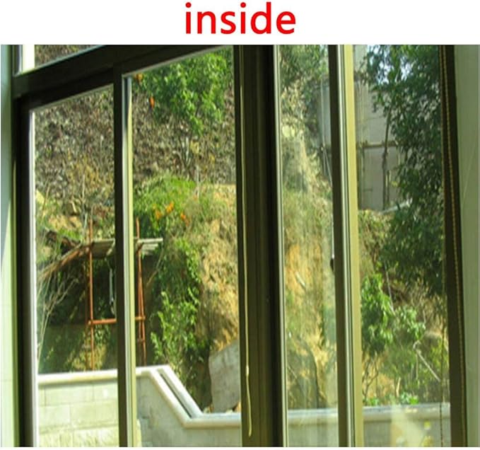 HOHOFILM 60" x 33ft Roll Gold Silver Window Tint One Way Mirror Window Film Self Adhesive Heat Rejection Privacy Protection Sun Blocking