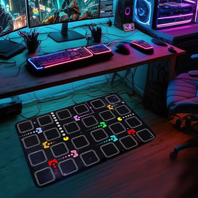 Gamer Area Rugs for Boys Bedroom, Gaming Rugs for Kids Room Home Decor Controller Gamepad Carpet Doormat 2'x3'