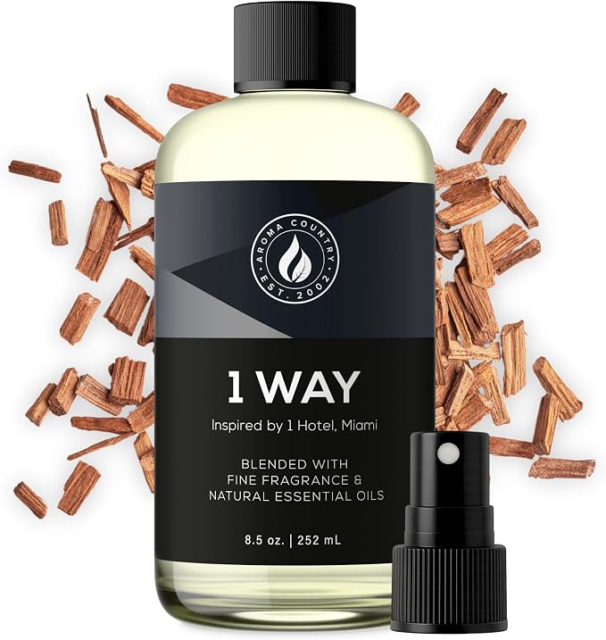 Aroma Country 1 Way Luxury Diffuser Oil Refill (8.5 Fl Oz) | Hotel-Inspired • Long-Lasting Home Fragrance • for Aromatherapy, Reed Diffusers, Diffuser Machines & Room Sprays