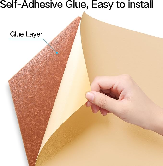 8 Pack Self-Adhesive Acoustic Panels 12" X 10" X 0.4" - Sound Proof Foam Panels for Wall with High Density, Hexagon Design, Flame Resistant, Absorb Noise and Eliminate Echoes(Tangerine)