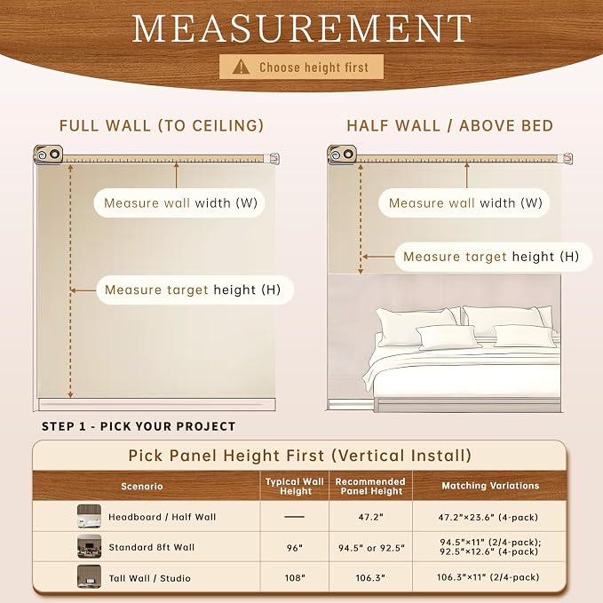 4 Pack Wood Panels for Wall, 47.2"×23.6" Wood Slat Acoustic Panels for Wall, Soundproof Panels, 3D Fluted Panels for Interior Decor (Dark Walnut)