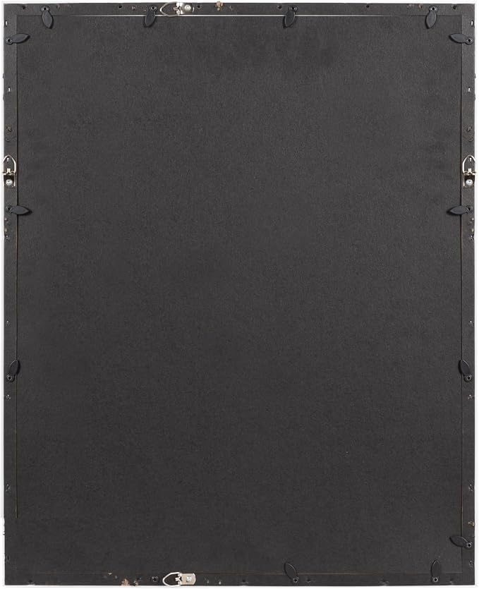 Kate and Laurel Adlynn Coastal Rectangle Picture Frame Set of 3, 16 x 20 matted to 8 x 10, White, Modern Three-Piece Photo Frame Set for Gallery Wall Decor in Living Room Wall Display