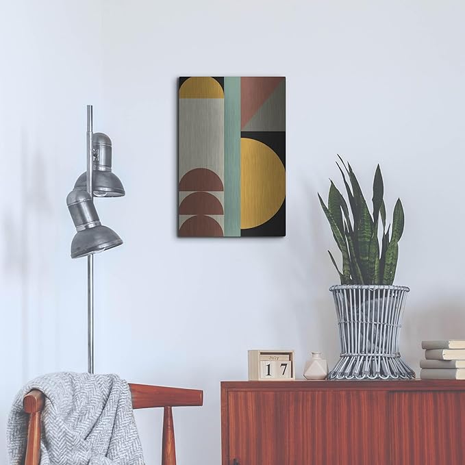 'Abstract Geometric 3' by Gary Williams, Metal Wall Art, 16"x24"