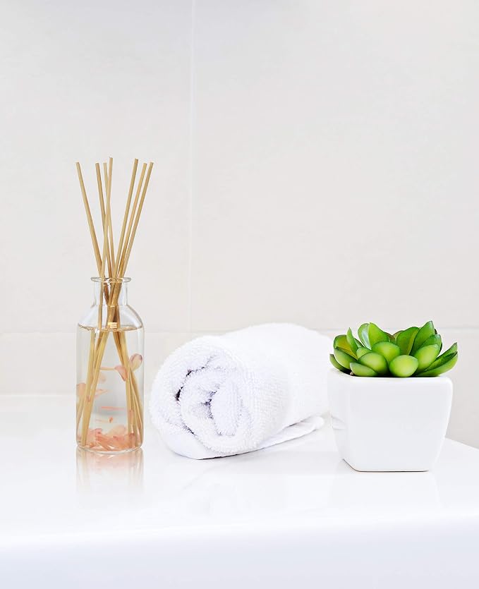 Urban Naturals Reed Diffuser Set, Moonlit Petals - Bathroom Shelf Décor | Magnolias, Peonies, Daisies, Honeysuckle, Pear & Rosewood, Great Gift Idea for Mom, Grandma, Aunt, Wife or Sister
