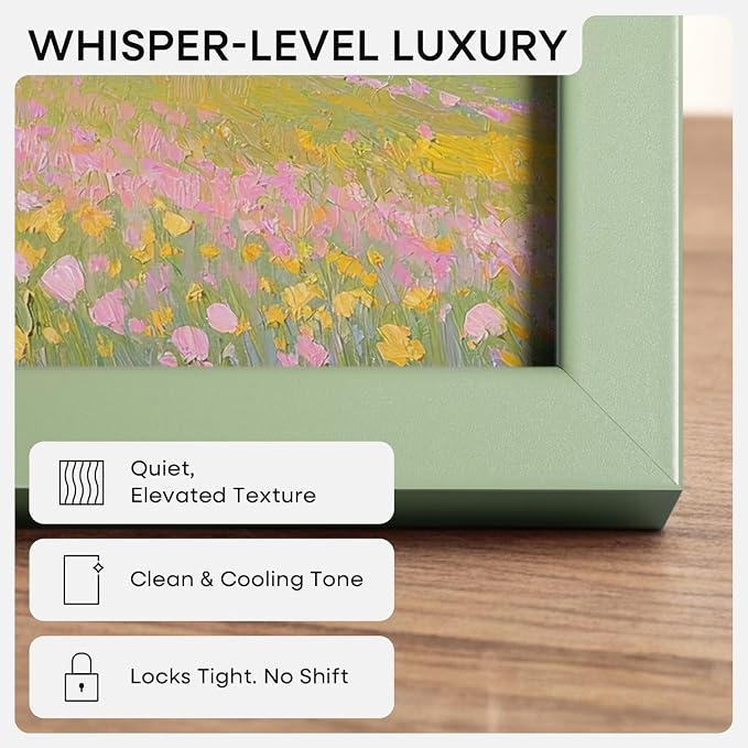 Homeforia 11x15 Picture Frame Sage Green, High End Metal 11x15 Wall Hanging Frame with Mat 8.5x11, 11 x 15 Poster Frames Matted to 8.5 x 11 inch Photo, 11by15 Frame, Tempered Glass, Wall Kit, Set of 1