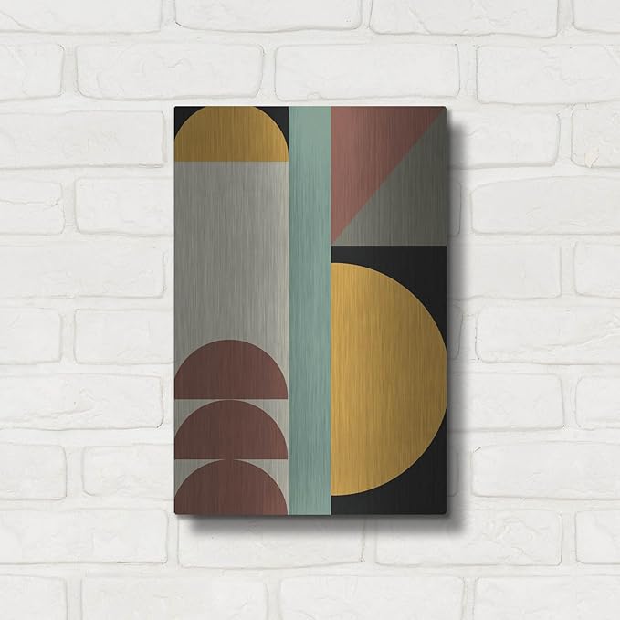'Abstract Geometric 3' by Gary Williams, Metal Wall Art, 12"x16"