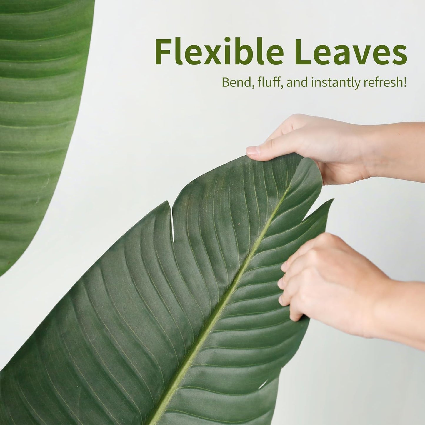 Worth Garden Artificial Bird of Paradise Plant 3.8ft, Faux Tropical Tree for Home and Office Décor, 45in Lifelike Greenery for Indoor and Outdoor Use