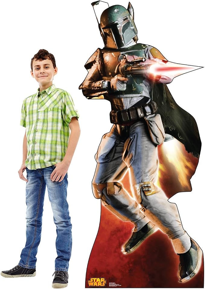 Cardboard People Boba Fett Life Size Cardboard Cutout Standup - Star Wars Classics Retouched