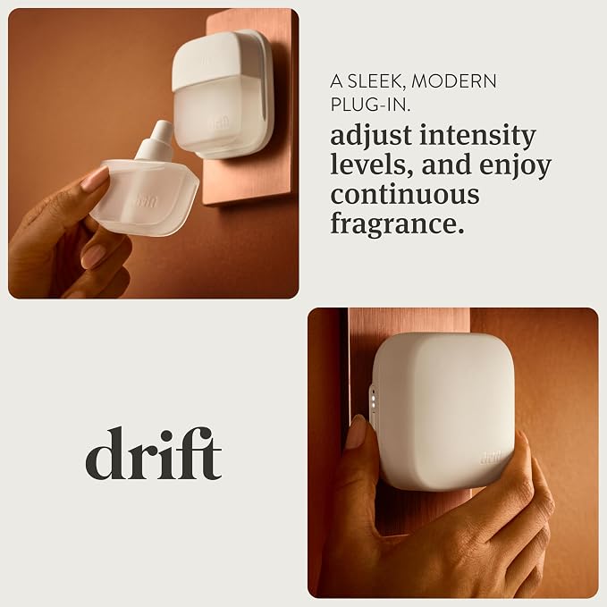 Drift Home Scent Diffuser Refills – Fresh Pressed (2 Pack) - Long-Lasting Home Diffuser - Clean Fragrance - Non-Toxic - Pet-Safe