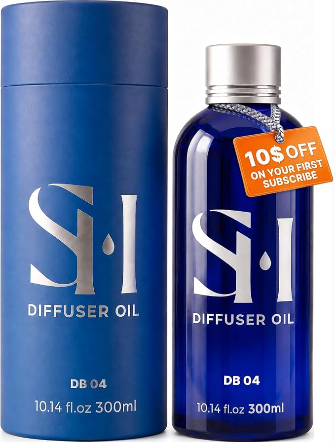 Inspired by 6-Star Hotel Dubai DB04 Hotel Scent Diffuser Oil | 10.14 Fl oz (300 ml) - Waterless Diffuser Oil Refill & Highly Concentrated Fragrance Oil, Diffuser Oil Scents, Hotel Oil Diffuser