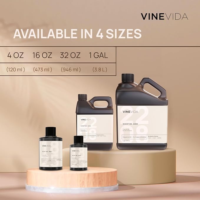 VINEVIDA Scent NO. 1026 Fragrance Oil for Cold Air Diffusers - 16oz (1lb) - Inspired by: Monte Carlo Las Vegas Hotel Fragrance Diffuser Oil - Hotel Scents for Home - Diffuser Oil