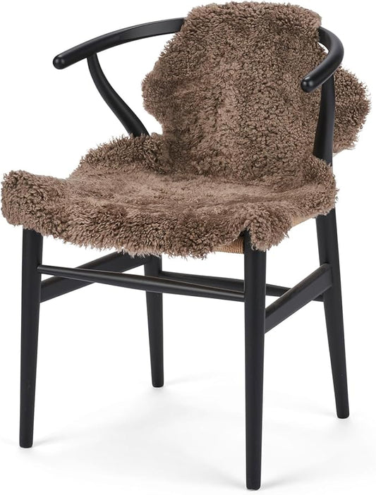 Nordic Sheep Real Sheepskin Rug Short Hair 2x3 ft | Bedside Rugs for bedrooms, Sofa, Chair or Dining Table | Each Sheepskin is Unique and Created by Nature | Small Fluffy Rug in Light Brown