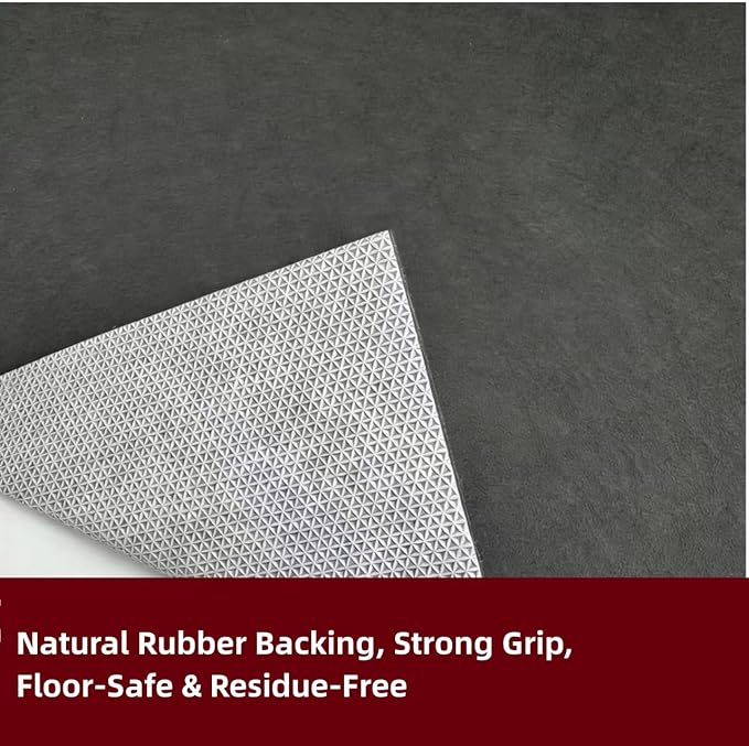 Non-Slip Rug Pad 9x12 ft,1/4" Thick, Non Skid Rug Pads for Hardwood Floors and Carpet, Extra Thick Area Rug Gripper, 100% Waterproof Felt and Rubber Rug Mat