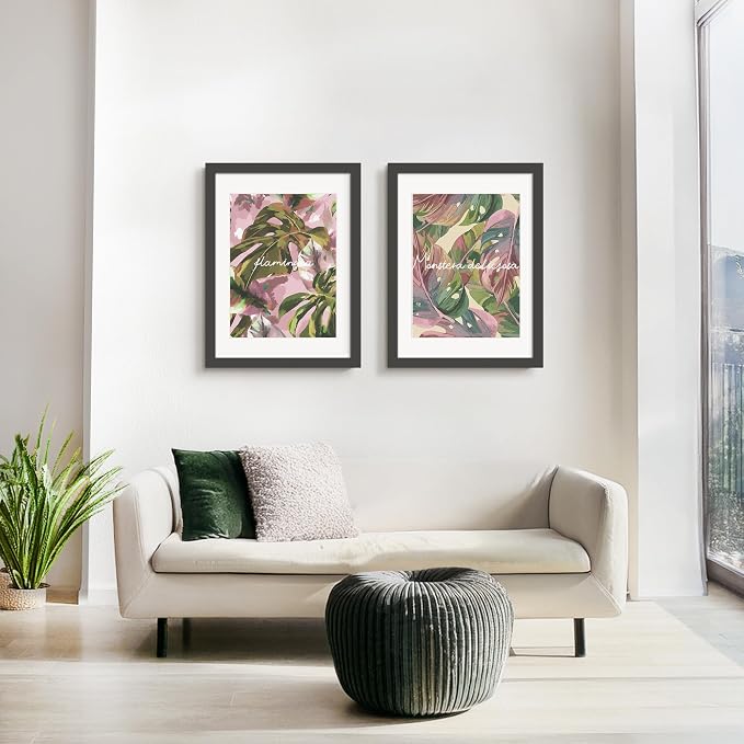 Picrit 22x30 Picture Frame 3 Pack, Black Poster Frame, Display Poster 18 x 24 with Mat or 22 x 30 without Mat for Horizontal or Vertical Wall Mounting