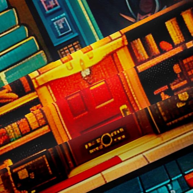 Castle Fairy Sandbox Games Window Curtain,Pixelated Miner Theme Bedroom Decor Curtains,Kids Teens Block Patchwork City View Window Treatment Building Gamer Blackout Drapes 2 Panels,52Wx90L