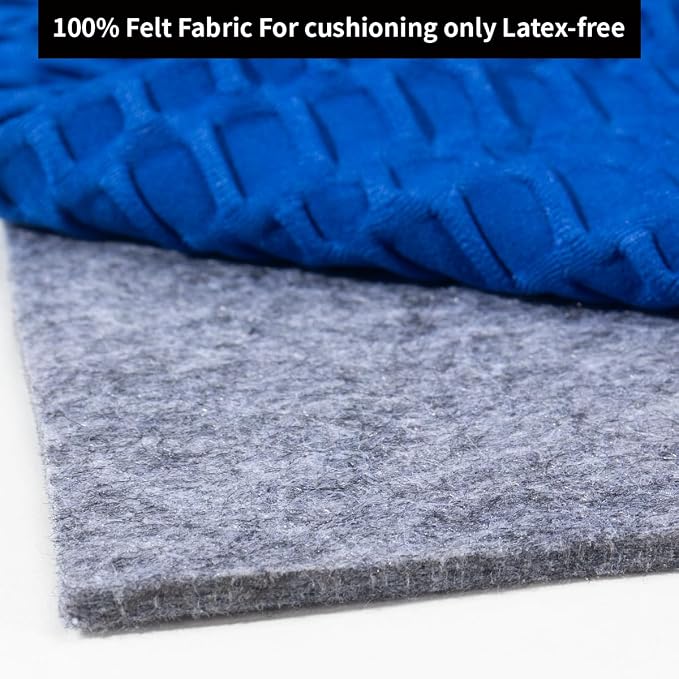 Extra Large Area Rug Liner - 5x7 Foot Thick Felt Pad for All Floors, Keeps Rugs Softly and Securely in Place
