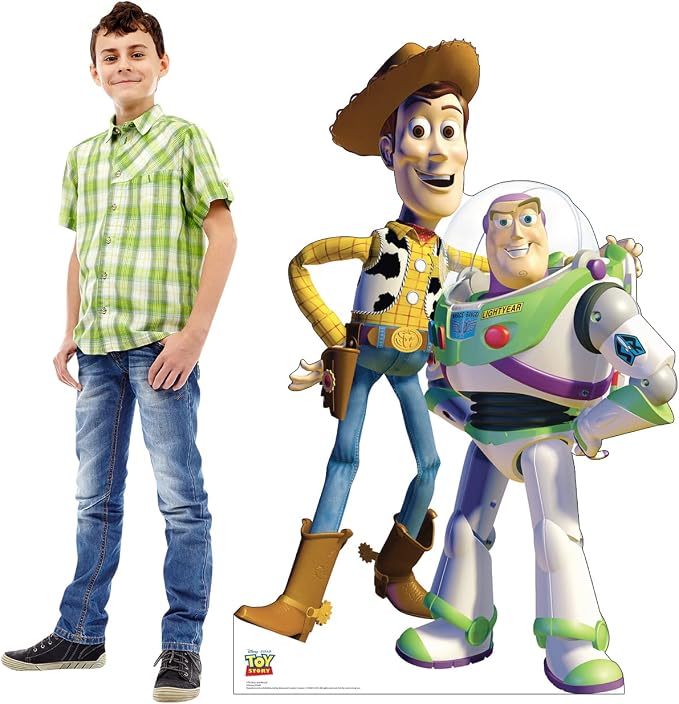 Cardboard People Buzz and Woody Refresh Cardboard Cutout Standup - Disney Pixar's Toy Story