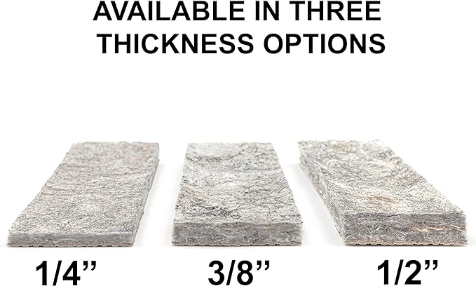 Mohawk Home Non Slip Rug Pad 2' 6" x 8'- 1/4" Thick Felt + Latex Rubber Gripper - Dual Surface Cushion for Hardwood, Carpet, Tile Floors, Made in USA