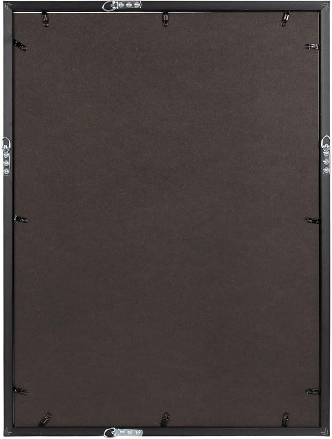 Kate and Laurel Adlynn Modern Rectangle Poster Frame, 20 x 26, Gold, Glam Large Photo Frame for Use as Movie Poster Display or Gallery Wall Piece in Living Room Wall Decor