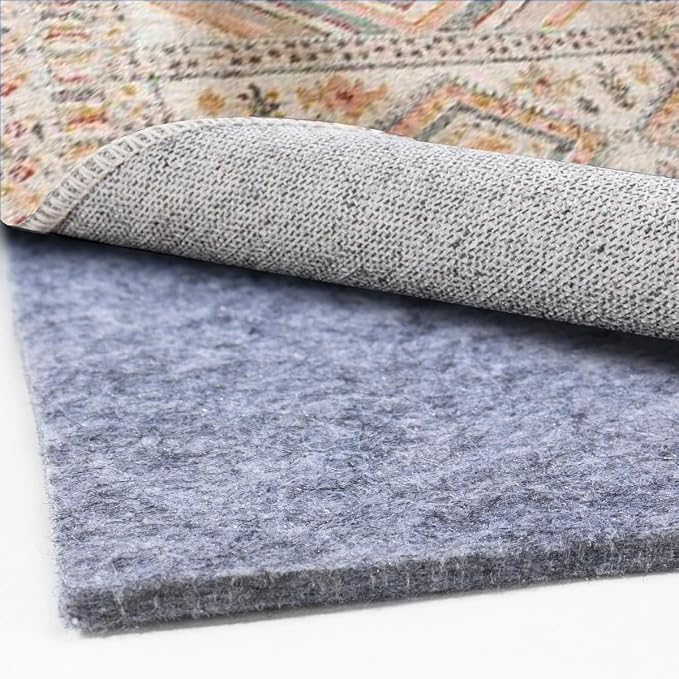 Extra Large Area Rug Liner - 5x7 Foot Thick Felt Pad for All Floors, Keeps Rugs Softly and Securely in Place