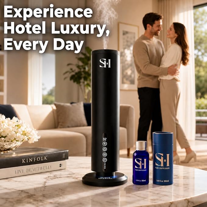 Lavender LR13 Hotel Scent Diffuser Oil | 1.69 Fl oz (50 ml) - Waterless Diffuser Oil Refill & Highly Concentrated Fragrance Oil, Diffuser Oil Scents Luxury, Hotel Oil Diffuser