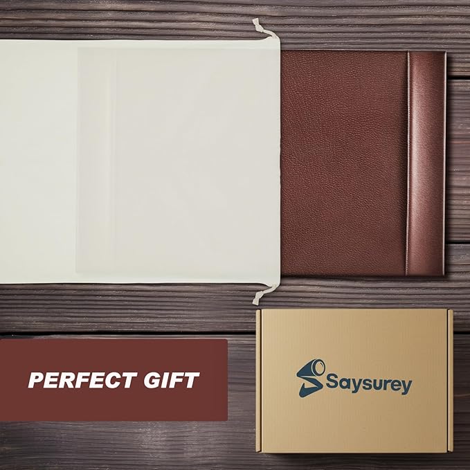 30 x 18 Inch Leather Desk Pad Protector with Side Rails, Executive Office Desk Mat for Home Workspace, Writing Surface, Mouse & Keyboard Pad, Elegant Gift for Men Dad Husband (Brown)
