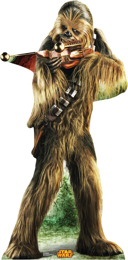 Cardboard People Chewbacca Life Size Cardboard Cutout Standup - Star Wars Classics Retouched