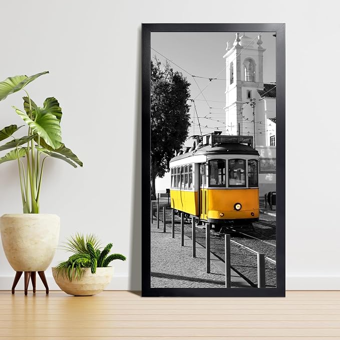 LaVie Home 20x40 Poster Frame Black, Display Pictures 20 x 40, Stable and Sturdy Picture Frame with Polished Plexiglass, Horizontal and Vertical Format of The Wall（1 Pack）