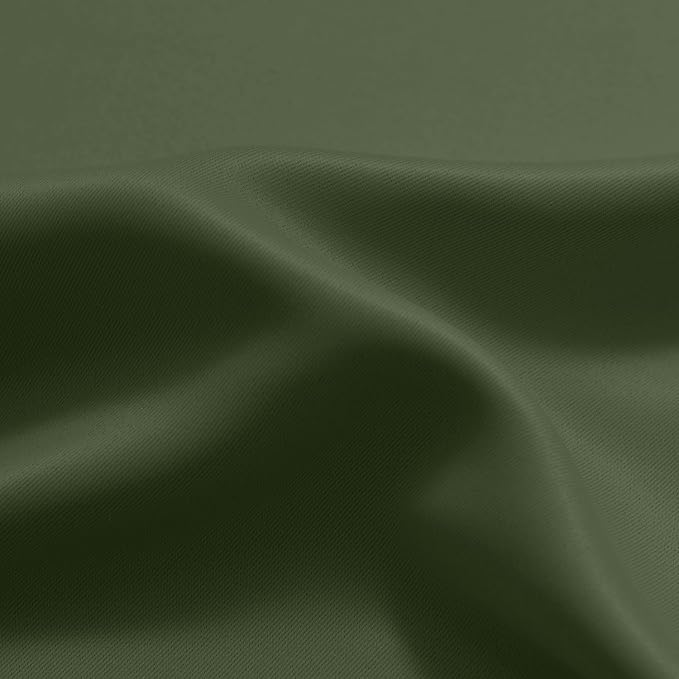 Yakamok Ombre Curtains Sage Green and Greyish White for Living Room,52Wx63L | Room Darkening Curtains 63,Thermal Insulated Gradient Color Drape,Light Blocking Grommet Window Curtains for Bedroom,2 Panels