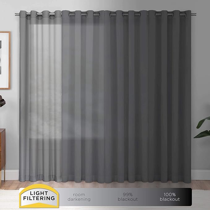 Waverly Navarra Porcelain Window Panel - 100% Polyester Jacquard - 52" X 84"