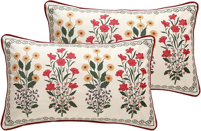 ISAENNE Designer Velvet Throw Pillow Cover,20"x12" Set of 2-Bertina C | Pillow Cover,Concealed Zipper Design,Dragonfly Pattern,Sofas,Bedroom,Living Room,Lounge Chairs,All Season Home Decor