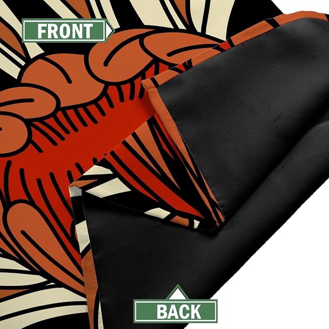 Tyrot 100% Blackout Black Boho Floral Curtains for Living Room 84 inch Long 2 Panels Farmhouse Mid Century Black Out Curtains for Bedroom Grommet Thermal Insulated Room Darkening Window Drapes,52Wx84L