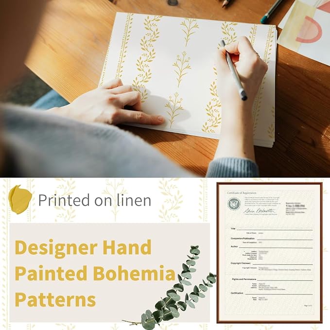 BGment Mustard Yellow Vintage Floral Linen Curtains for Farmhouse - Boho Curtains 84 Inch Long Light Filtering Window Drapes for Country Rustic Living Room, Each 52 Inch Wide, 2 Panels Set