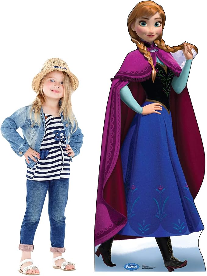 Cardboard People Anna Life Size Cardboard Cutout Standup - Disney's Frozen (2013 Film)